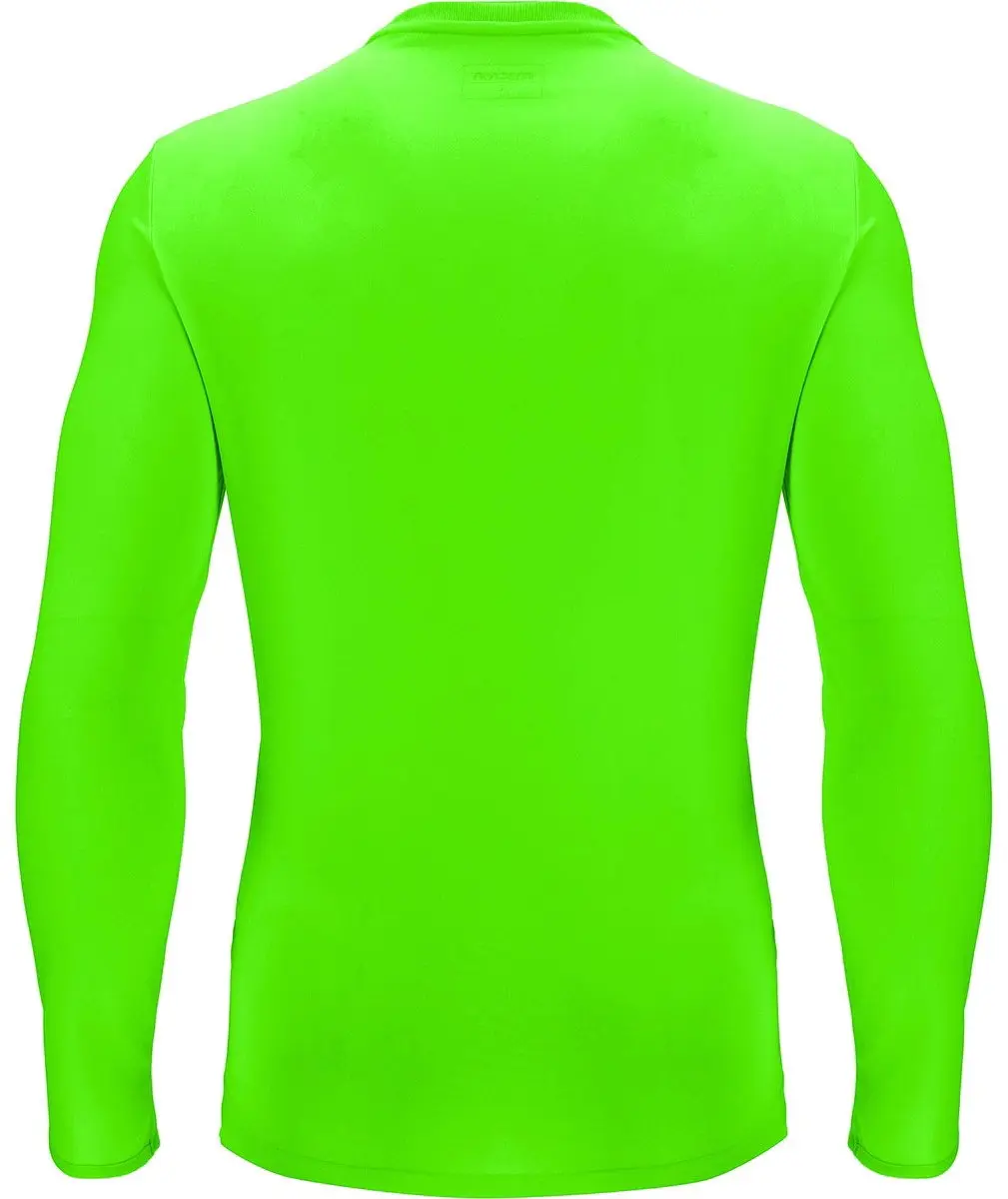 Macron Energy Rigel Hero Voetbalshirt Lange Mouw - Fluogroen S