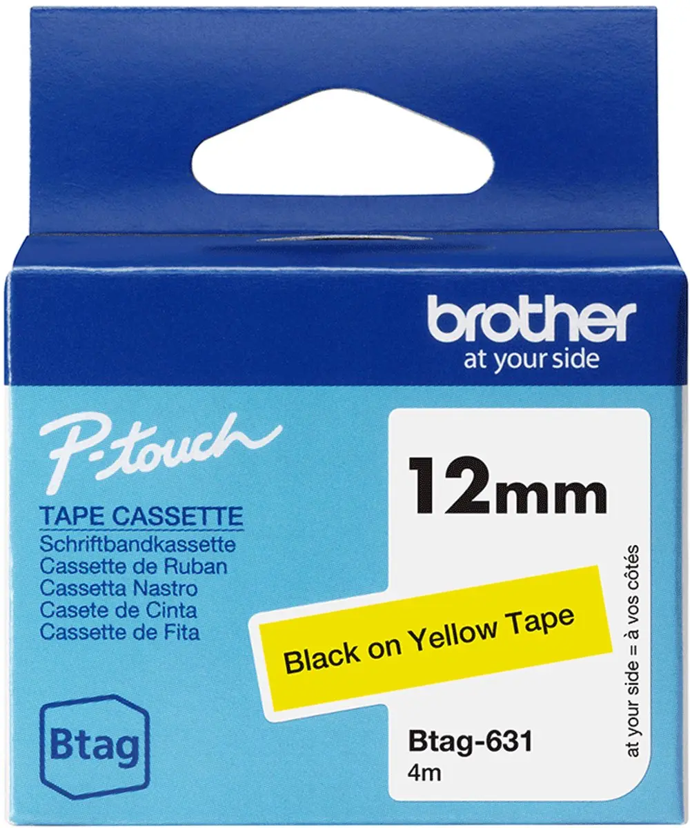 Brother BTAG-631 Labeltape 12mm