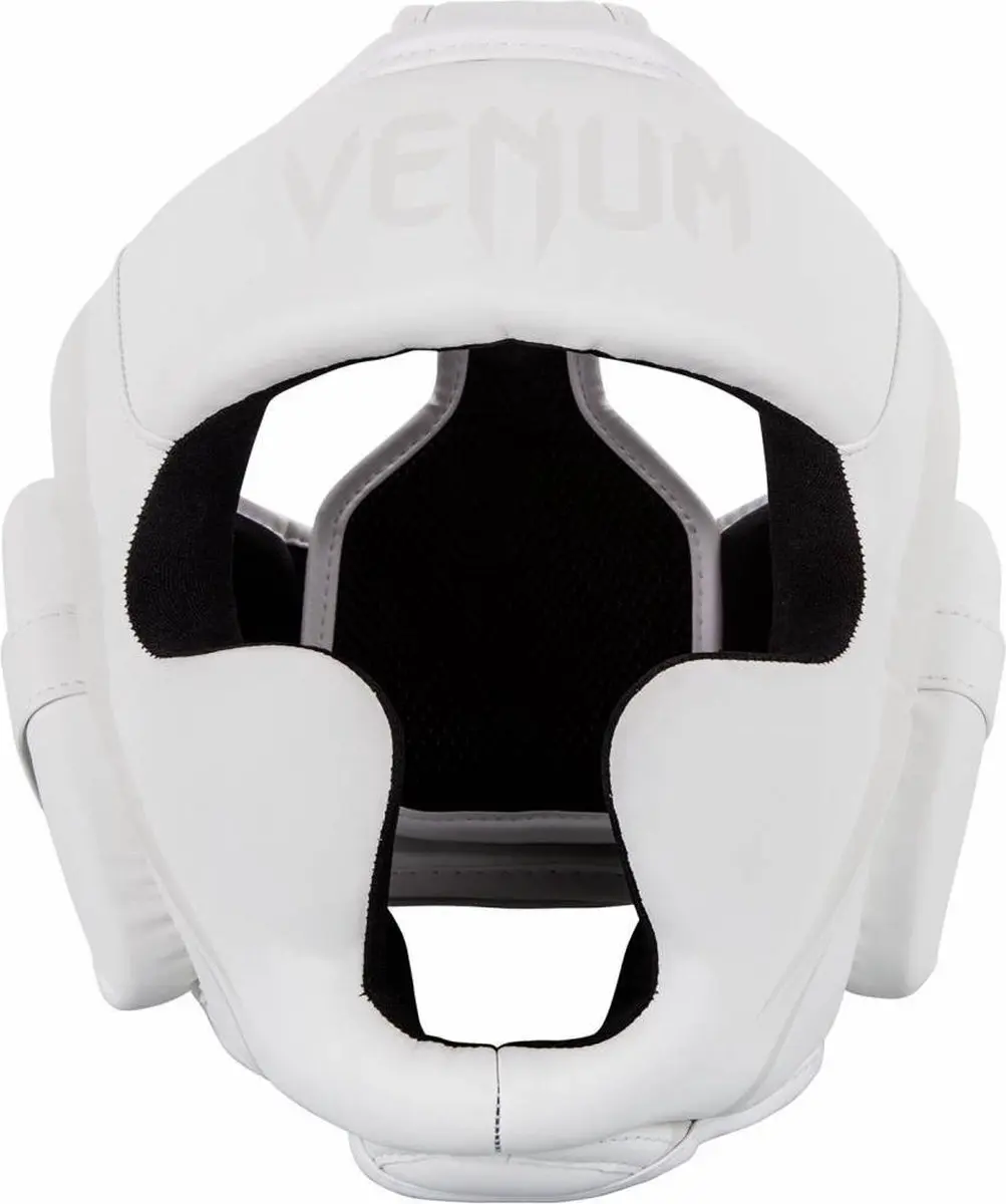 Venum ELITE Headgear Kickboks Hoofdbeschermer Senior - Wit