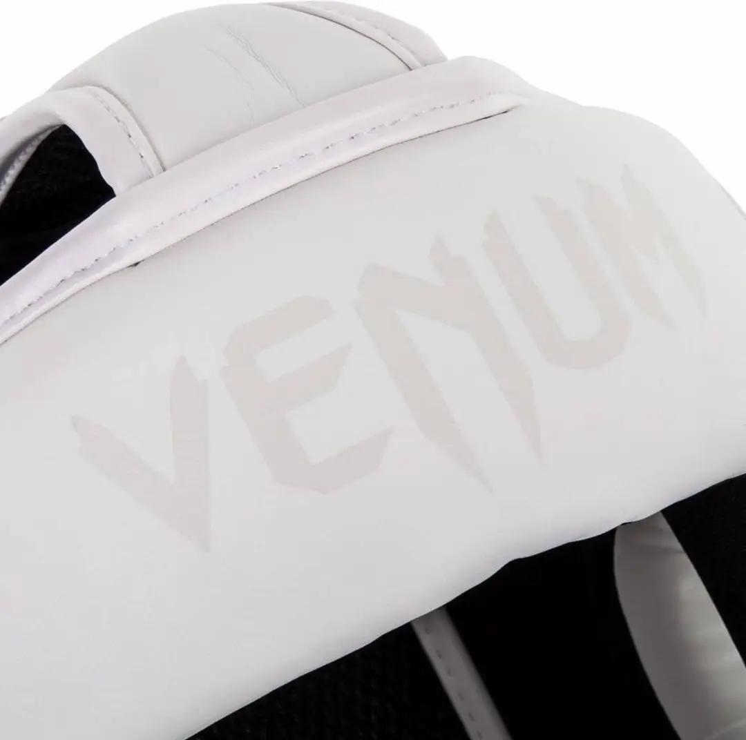 Venum ELITE Headgear Kickboks Hoofdbeschermer Senior - Wit