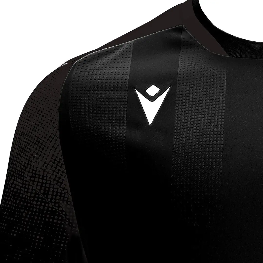 Macron Alioth Shirt Heren - L - Donkergrijs/Zwart