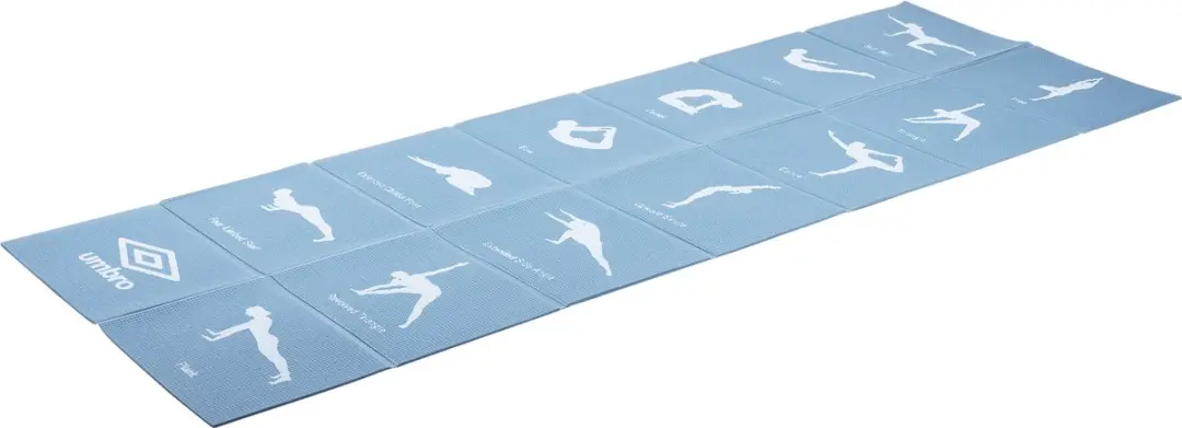 Umbro Opvouwbare Yogamat 174x62cm - Blauw