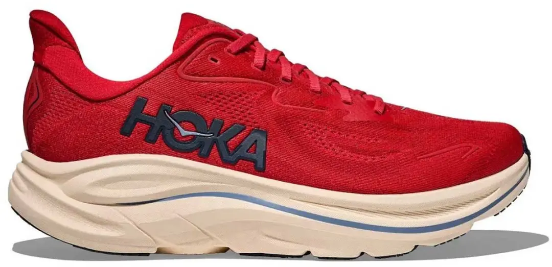 Hoka Clifton 10 Hardloopschoenen Heren - Rood - Maat 45