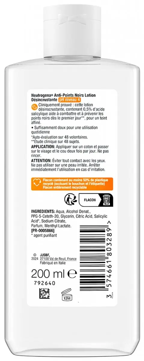 Neutrogena Diepzuiverende Anti-Meeëter Lotion 200ml