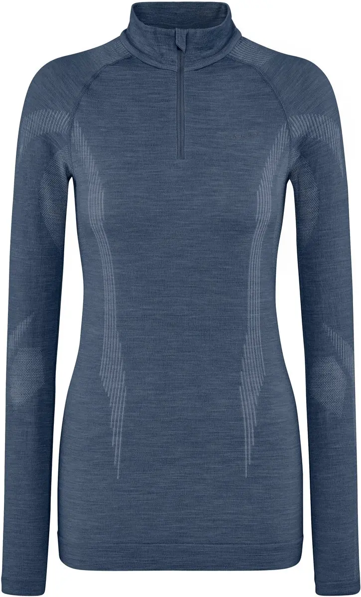 Falke Wool-Tech Zip Neck Shirt Dames