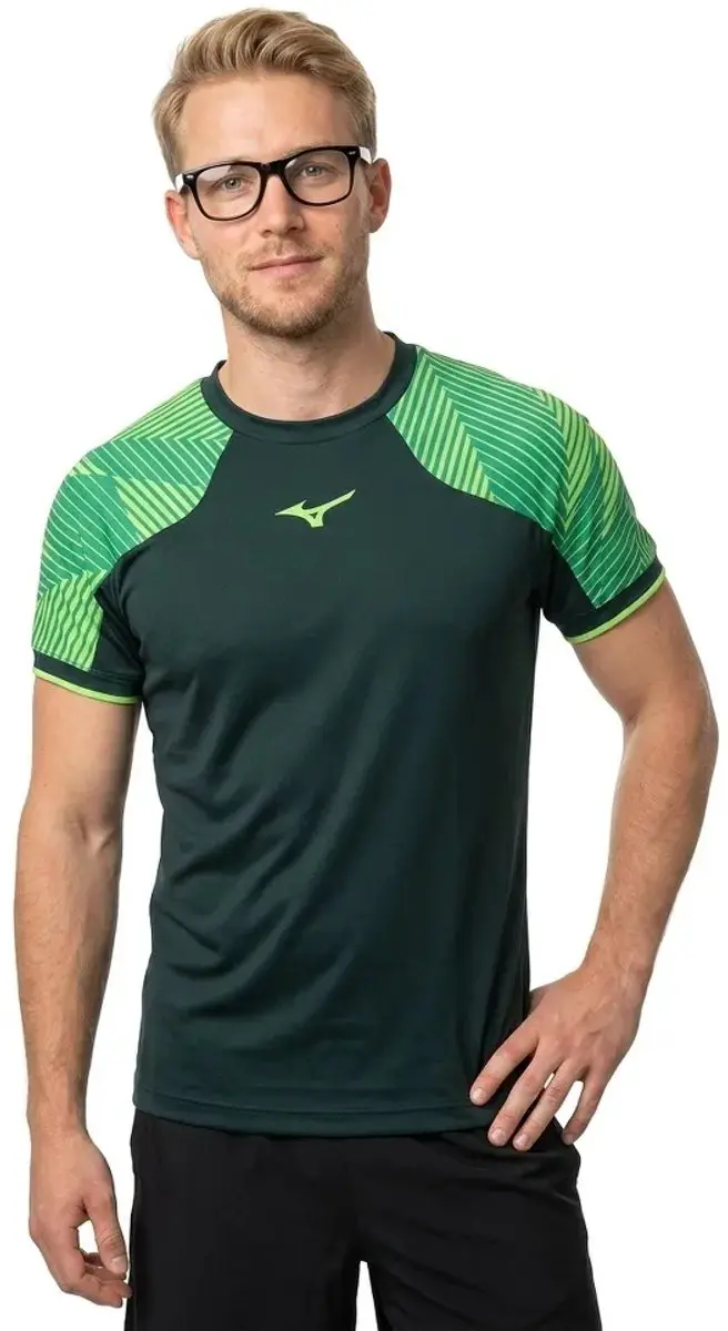 Mizuno Stargazer Shadow T-shirt - 2XL - Zwart