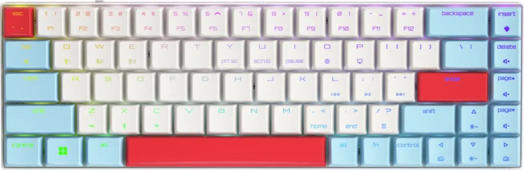 Cherry MX-LP 2.1 Compact Wireless G80-3860LVAUS-0 Toetsenbord