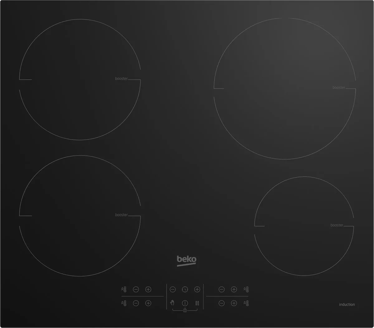 Beko HII64210MT Inductiekookplaat 60cm - 4 Zones - Zwart