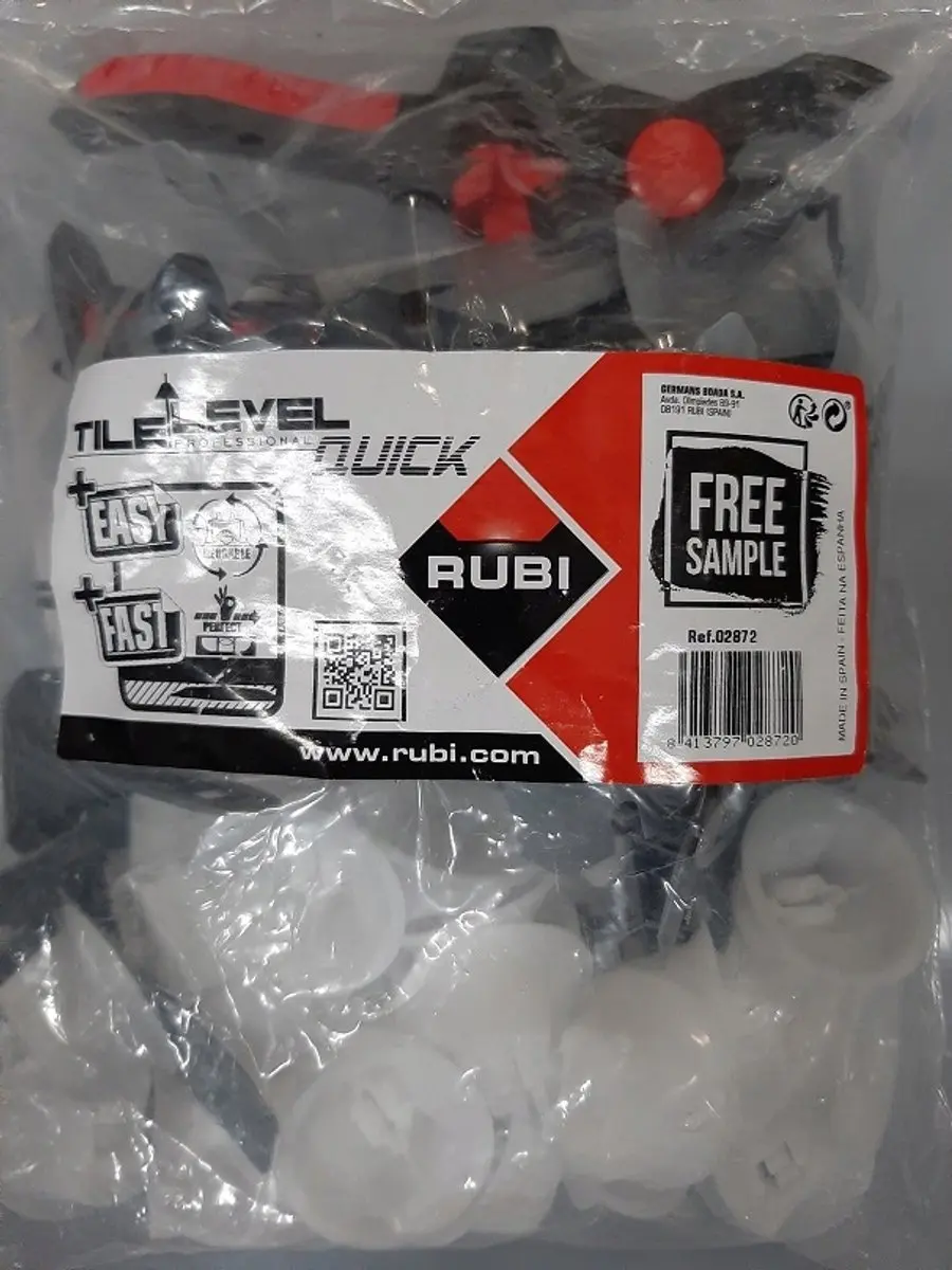 Rubi Delta Level System: Tegelnivelleringsset 3-16mm, 61 Delen