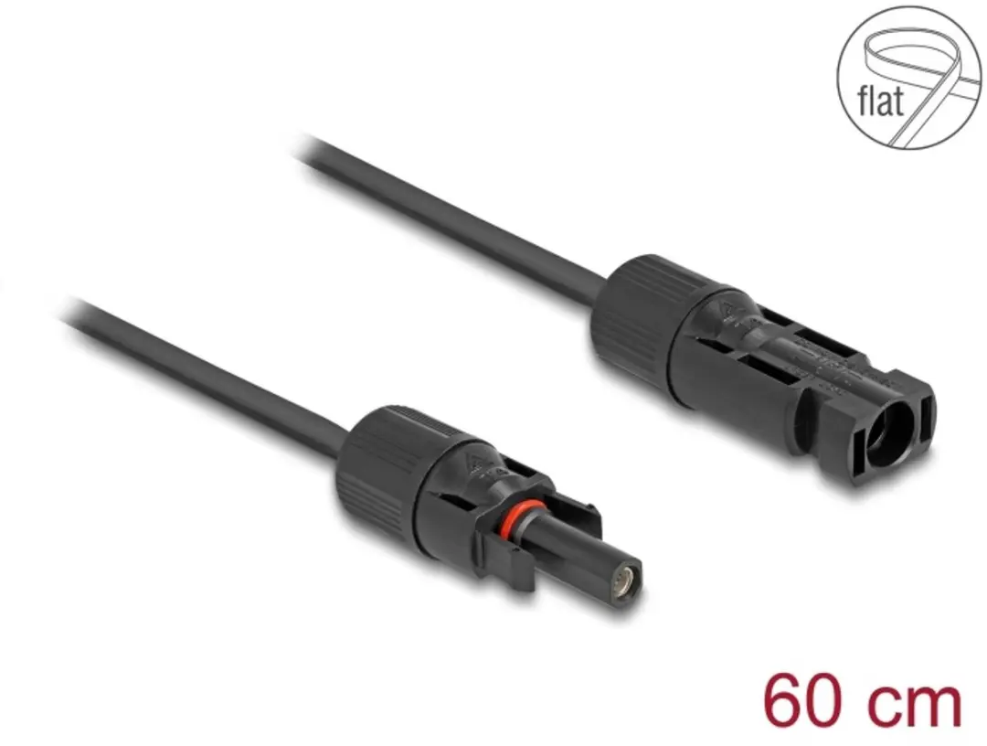 Delock DL44 Solar Flat Kabel 4mm² M-F 60cm