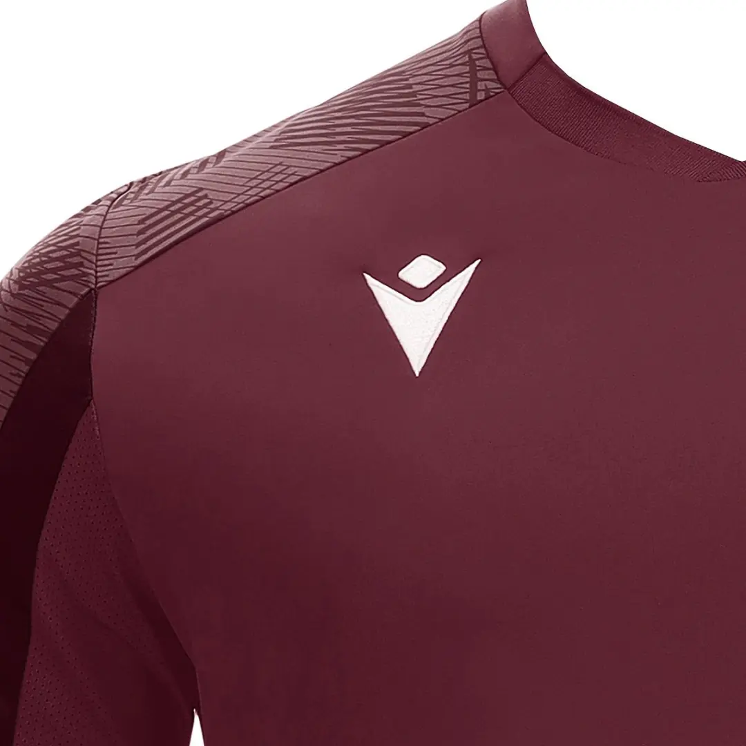 Macron Gede Shirt Korte Mouw Heren - Bordeaux S