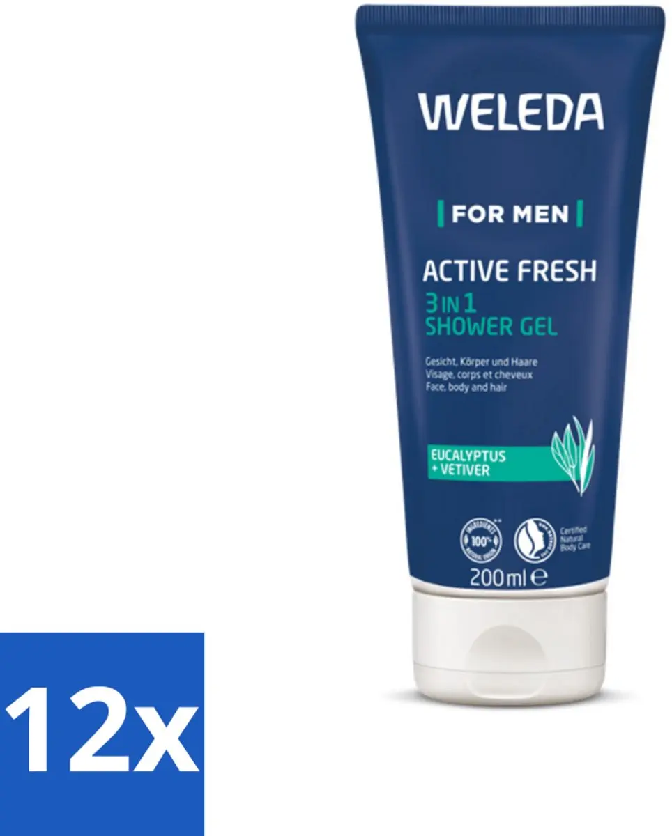 Weleda Active Fresh Men Douchegel 3-in-1
