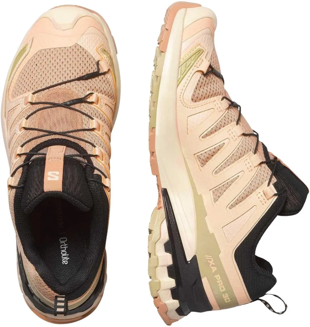 Salomon XA Pro 3D V9 Trailrunningschoen Dames - 40 - Bruin/Groen/Zwart