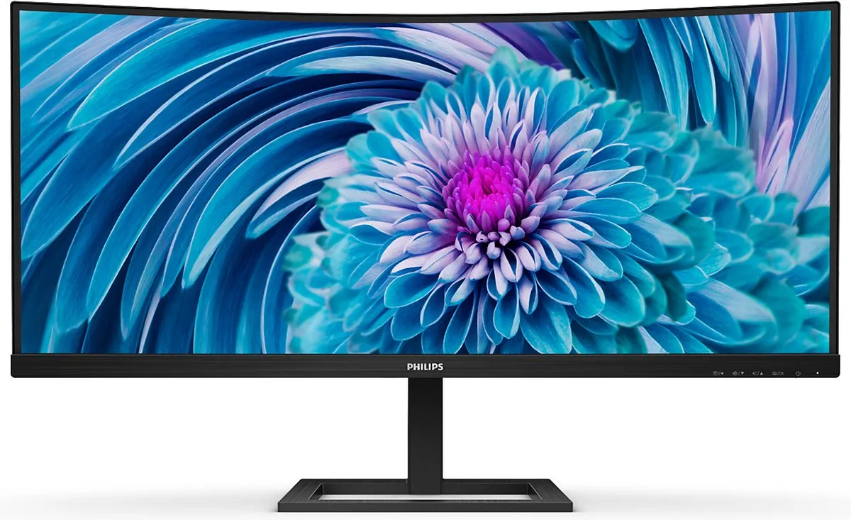Philips 346E2CUAE - QHD Curved Ultrawide Monitor - USB-C 65w - EPEAT & TCO - 34 Inch