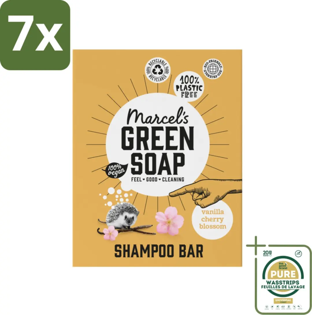 Marcel's Green Soap Shampoobar Vanilla & Cherry Blossom