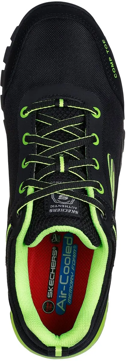 Skechers GATLON Strigax H Werkschoen 200188EC - Zwart/Groen