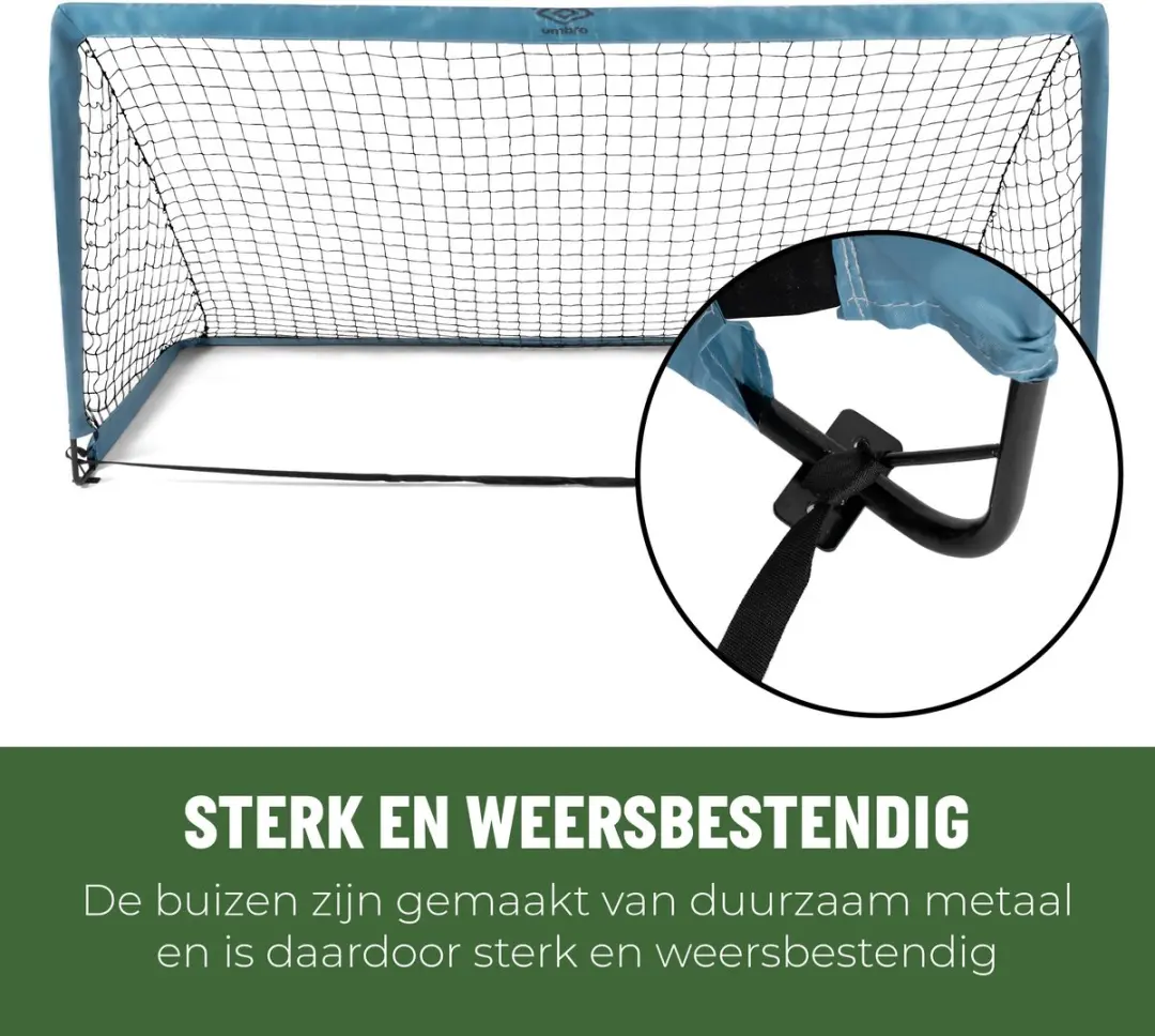 Umbro Voetbaldoel 200x100cm - Blauw