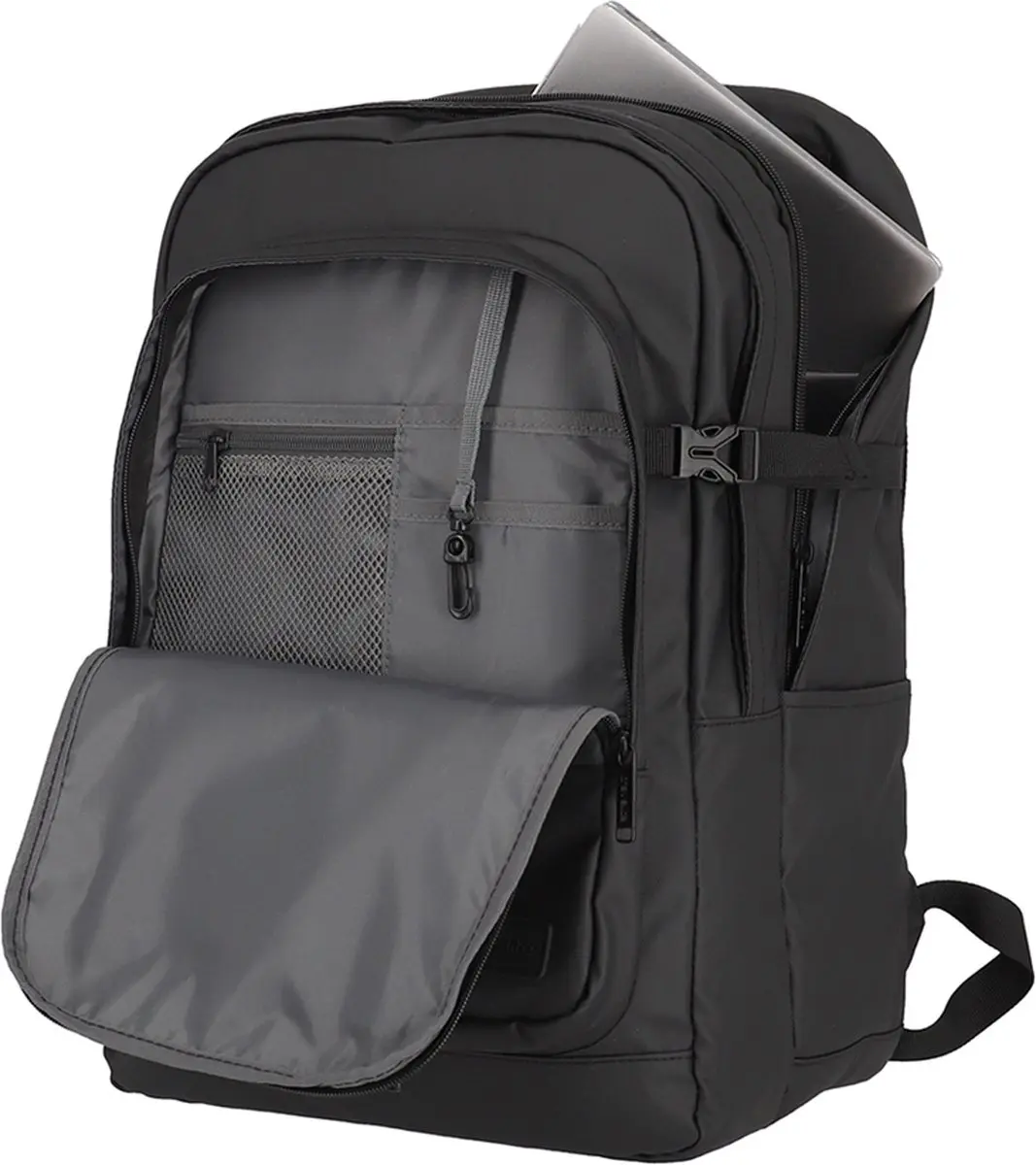 Travelite Basics Backpack 01 - 28L - 15.6 inch - Zwart - afbeelding 6 van 6