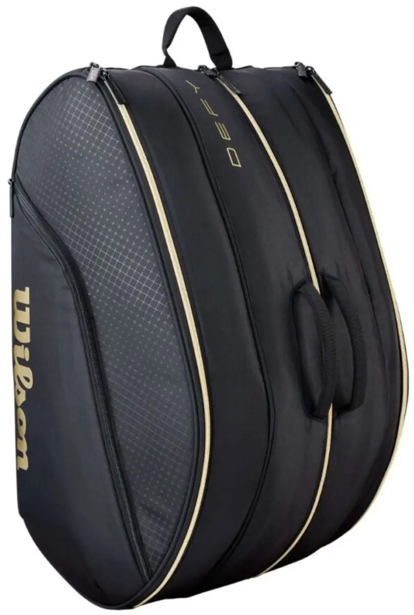 Wilson Padeltas Defy V1 Padel Tas - 3 Vakken - Zwart