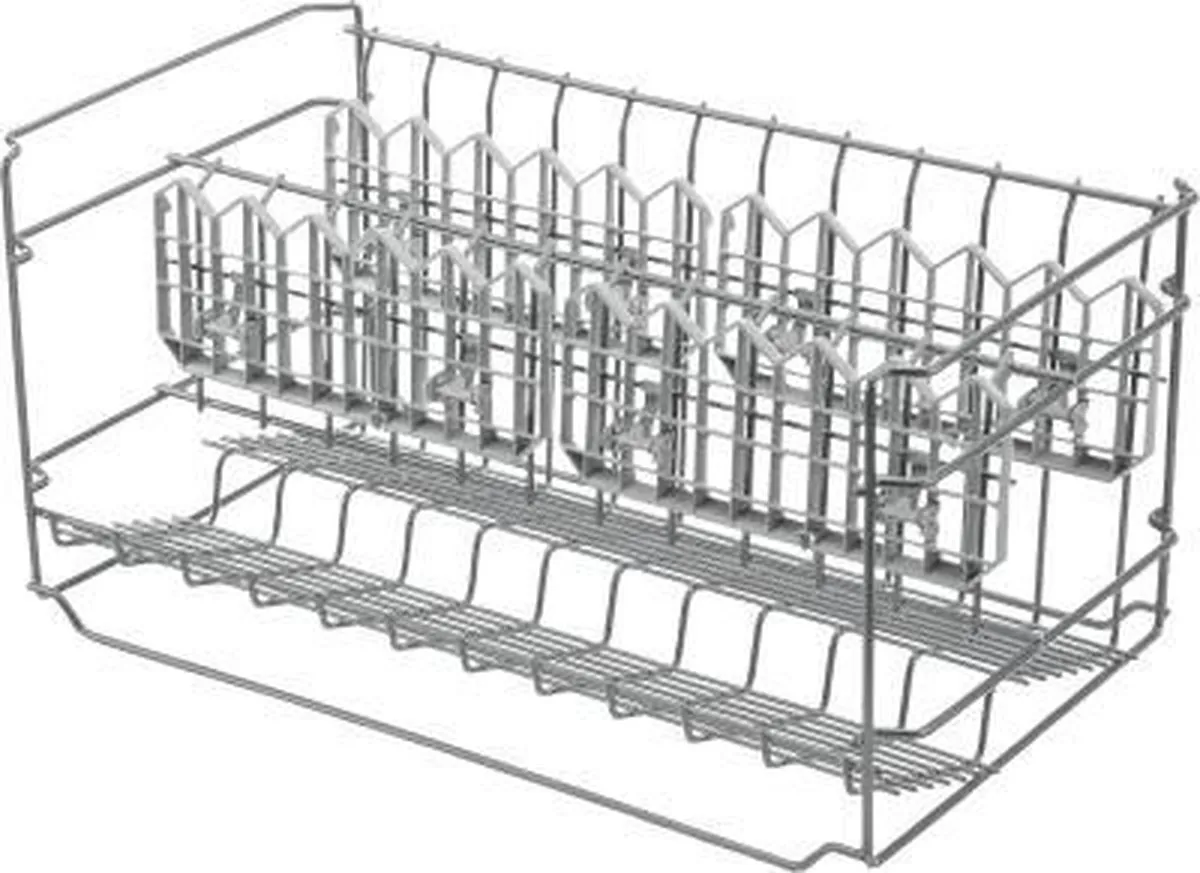 Inzetkorf voor glazen 60cm apparatuur