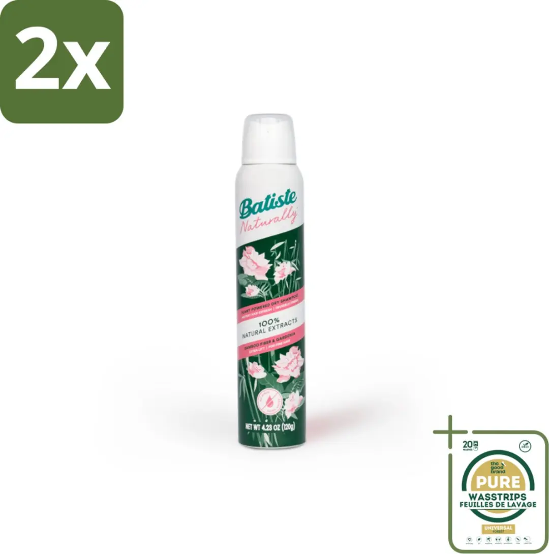 Batiste Naturally Bamboo & Gardenia Droogshampoo 200ml