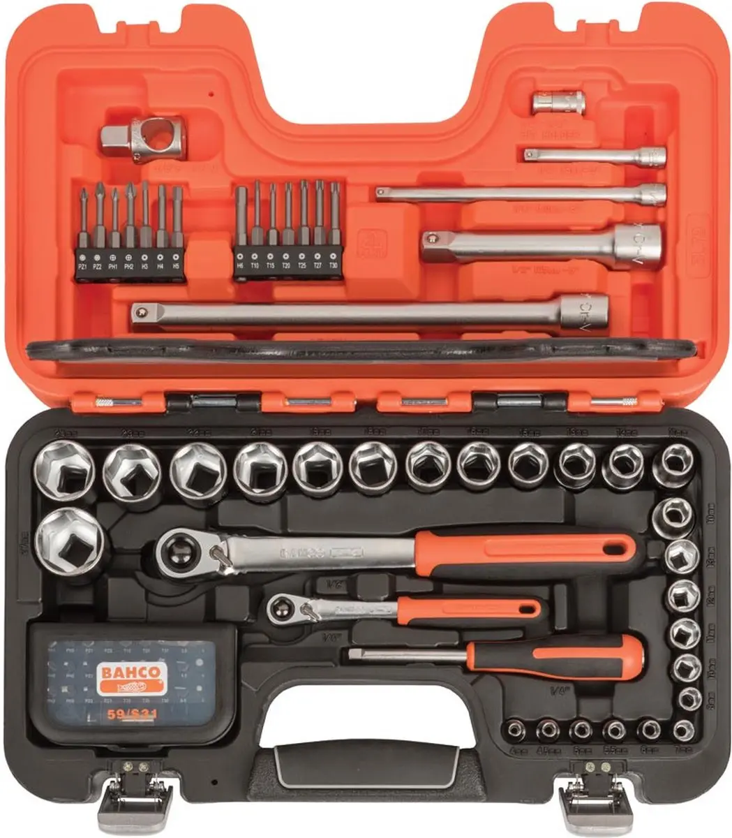 Bahco 1/4" & 1/2" Steekdoppenset 79-delig