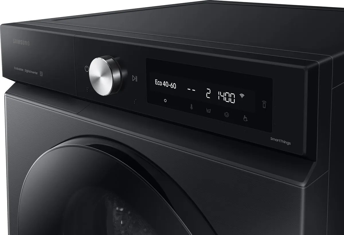 Samsung Bespoke WW90DB7U34GBU3 Wasmachine 9kg - Zwart