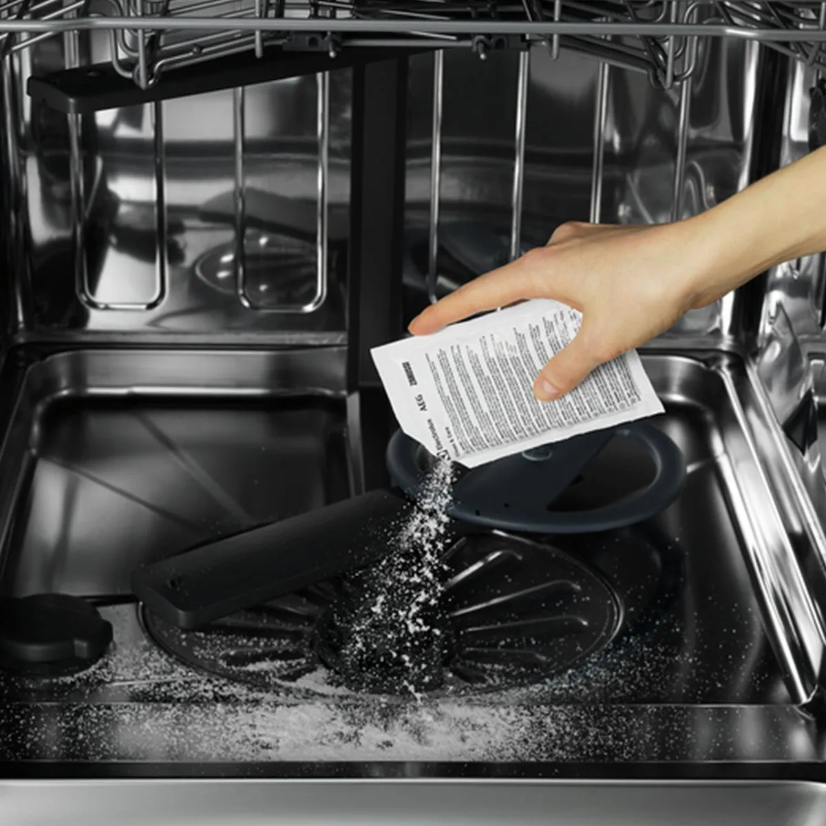 AEG 3-in-1 Ontkalker Ontvetter Hygiëne 12 Zakjes - Wasmachine/Vaatwasser
