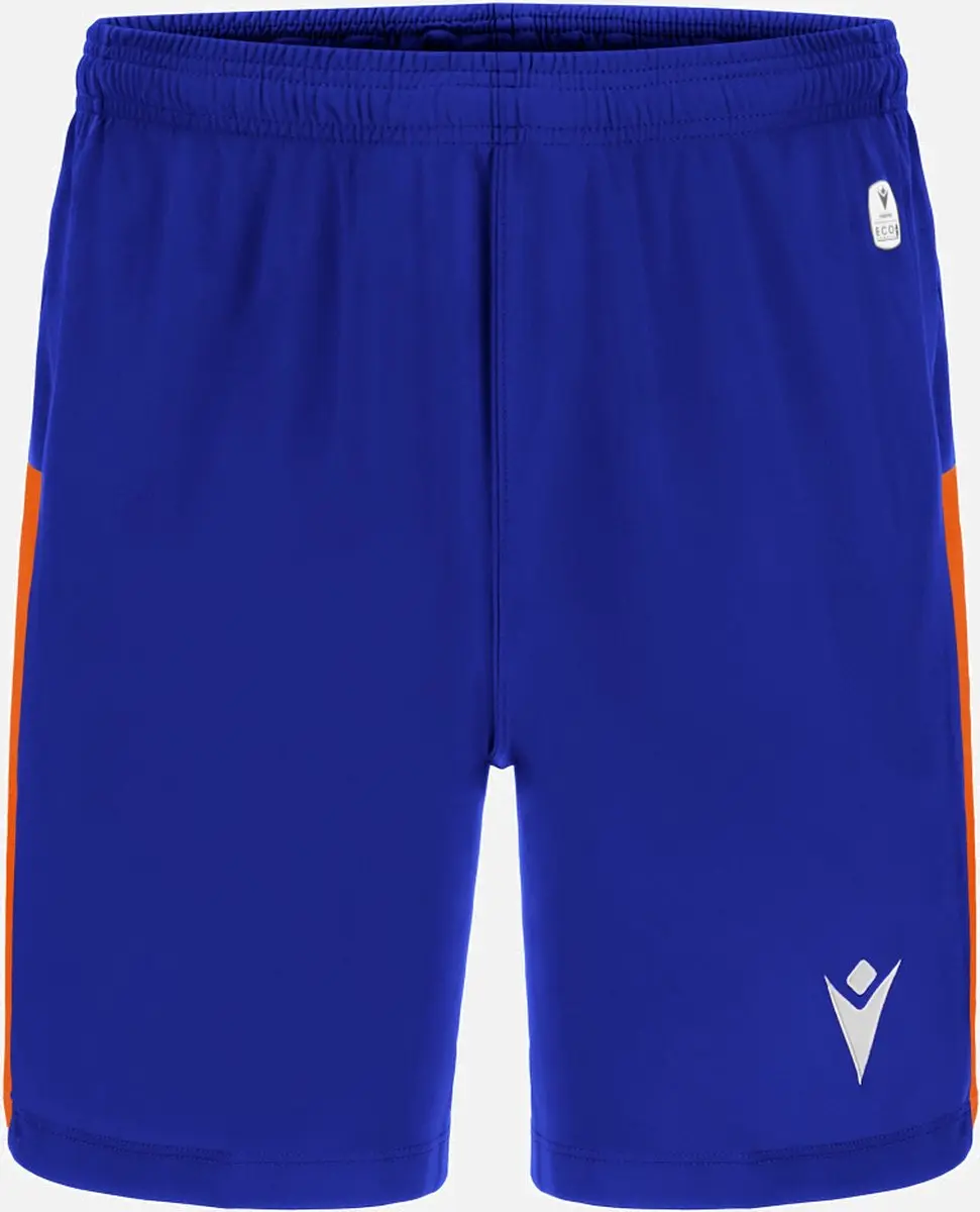 Macron Skara Heren Short - Electric Blue/Oranje XL