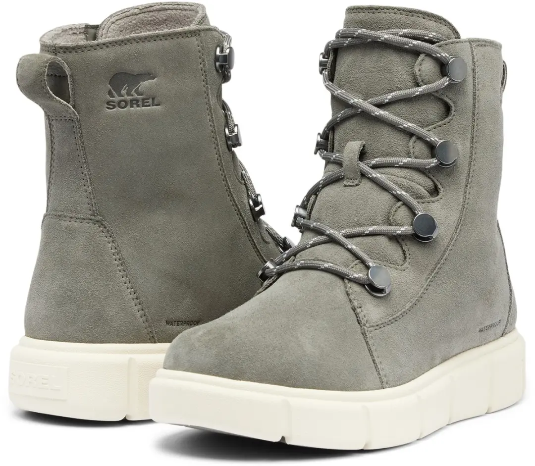 Sorel Explorer III Joan WP Outdoorlaarzen - Maat 39 - Quarry/Chalk