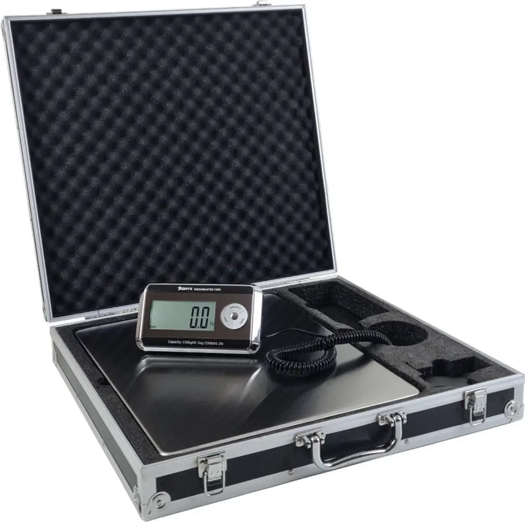 ONYX Stalen Weegkoffer 150kg