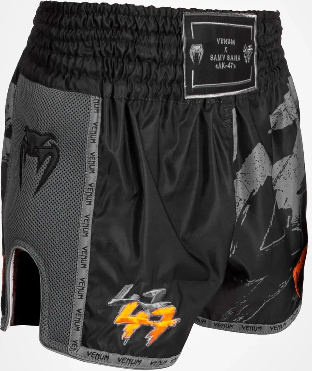 Venum S47 Muay Thai Shorts - XL - Grijs/Zwart/Orange