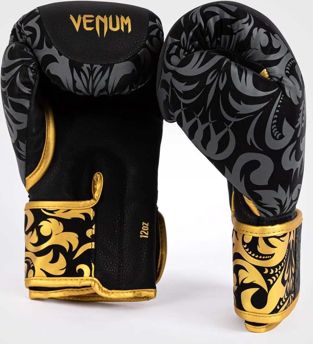 Venum x Ilia Topuria Unmatched Boks Handschoenen 12 oz - Zwart/Goud