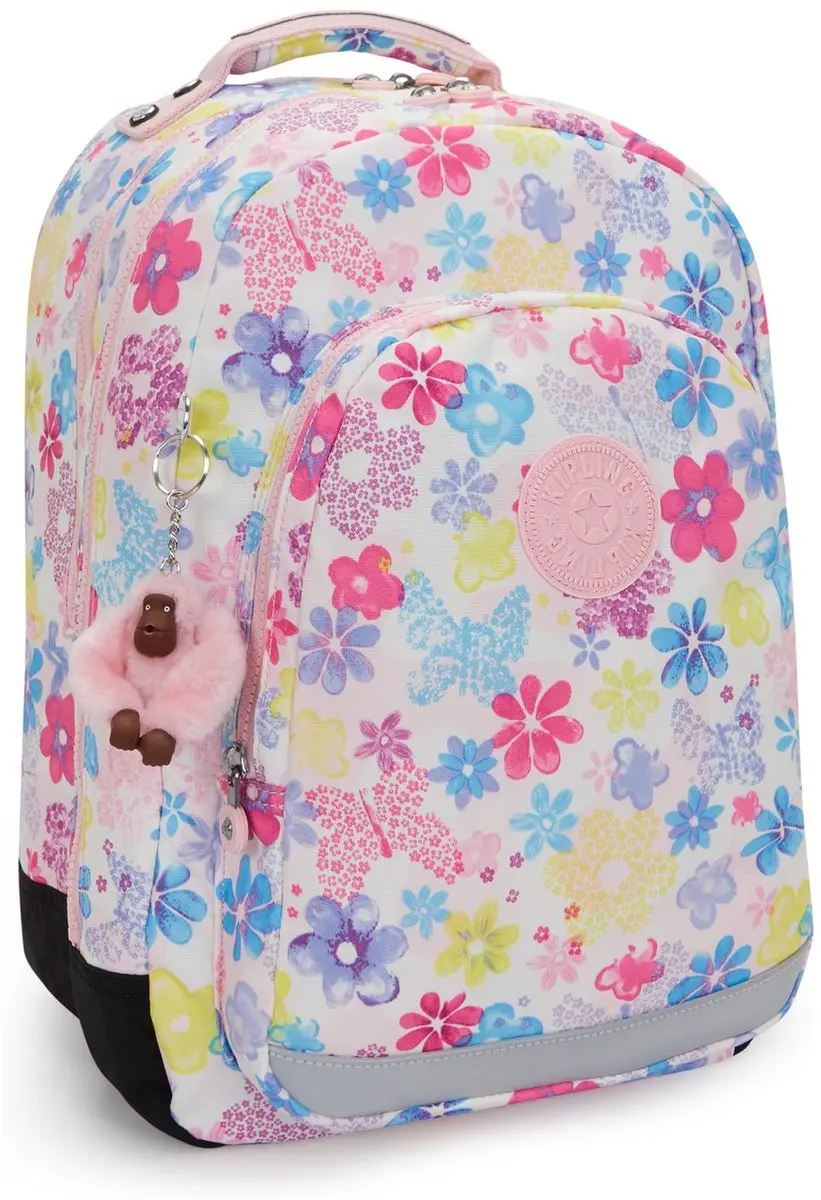 Kipling Class Room Rugzak 15 inch - Flower Stamp - Multicolor - afbeelding 6 van 6