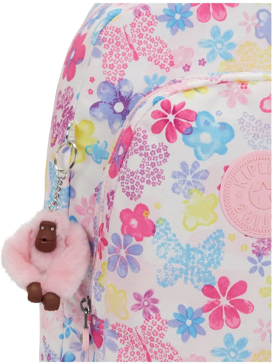 Kipling Class Room Rugzak 15 inch - Flower Stamp - Multicolor