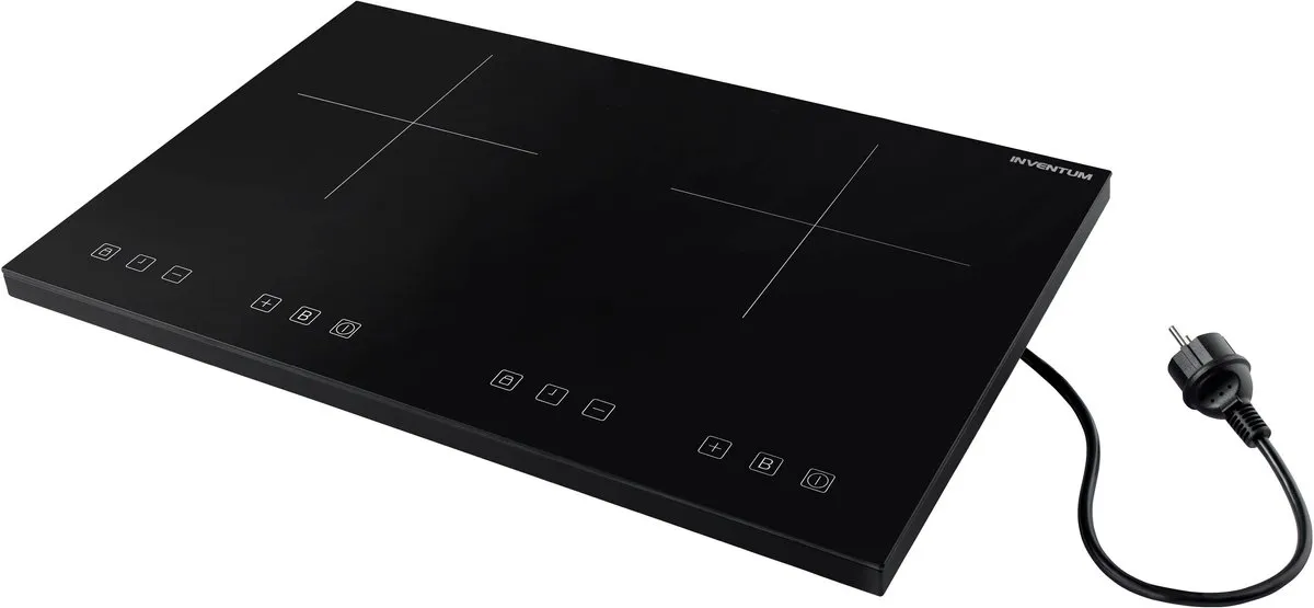 Inventum VKI3020ZWA Inductiekookplaat 3500W - 2 Zones - Zwart