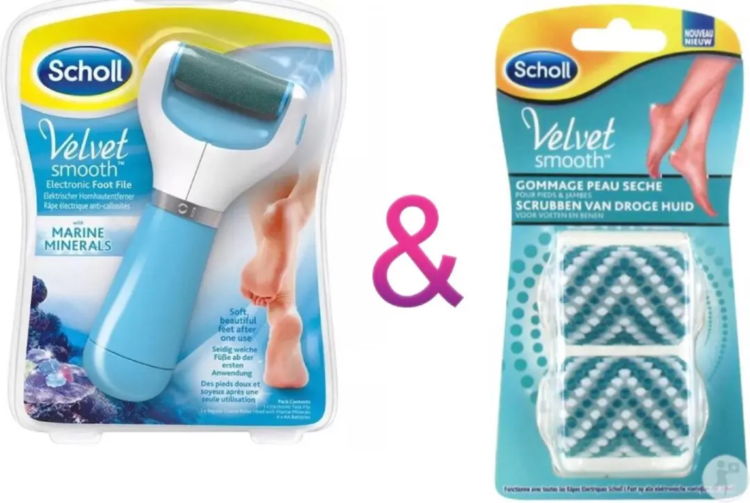 Scholl Velvet Smooth Scrub Exfoliatie Roller