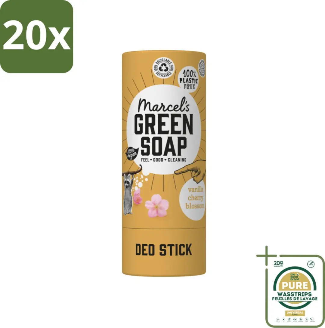 Marcel's Green Soap Deodorant Stick Vanille & Kersenbloesem