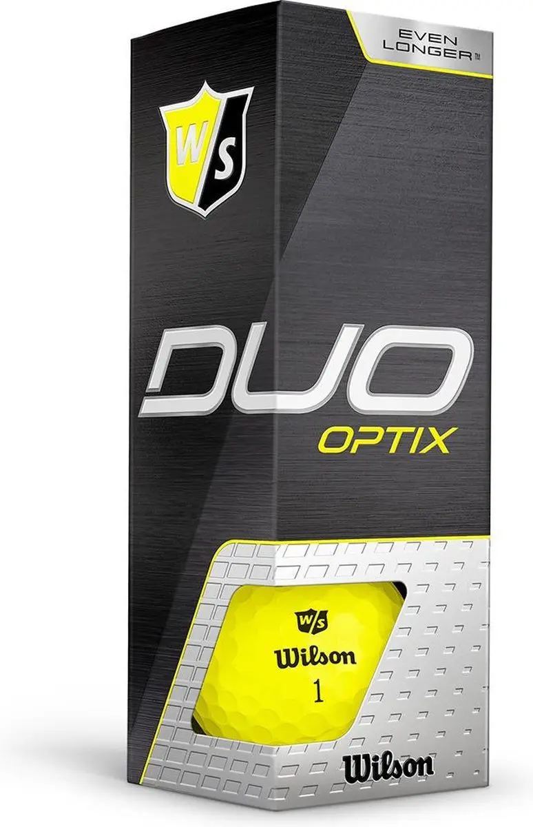 Wilson Staff DUO Soft+ Optix Golfballen - 12 Stuks - Mat Geel