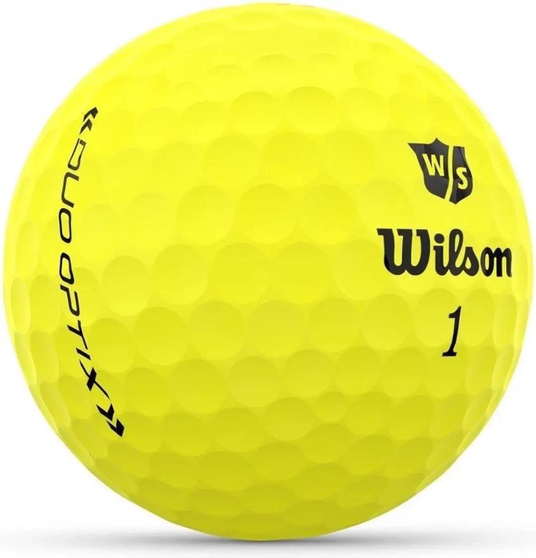 Wilson Staff DUO Soft+ Optix Golfballen - 12 Stuks - Mat Geel