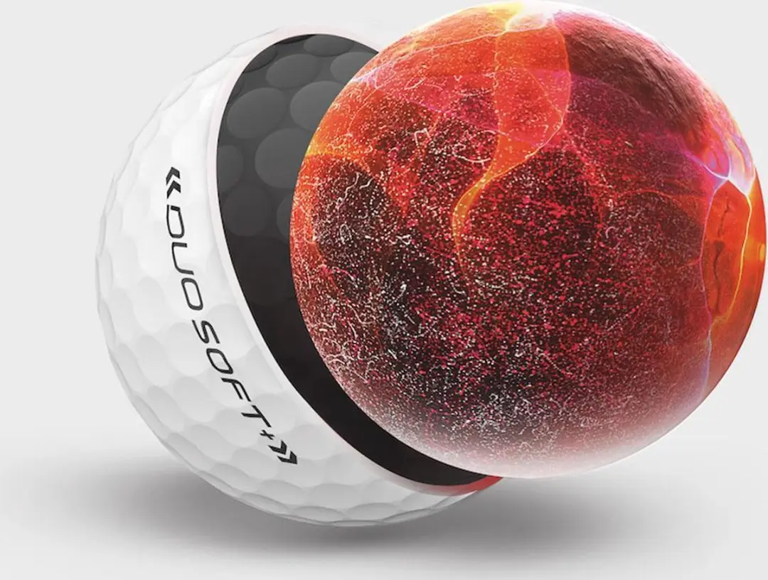 Wilson Staff DUO Soft+ Optix Golfballen - 12 Stuks - Mat Geel