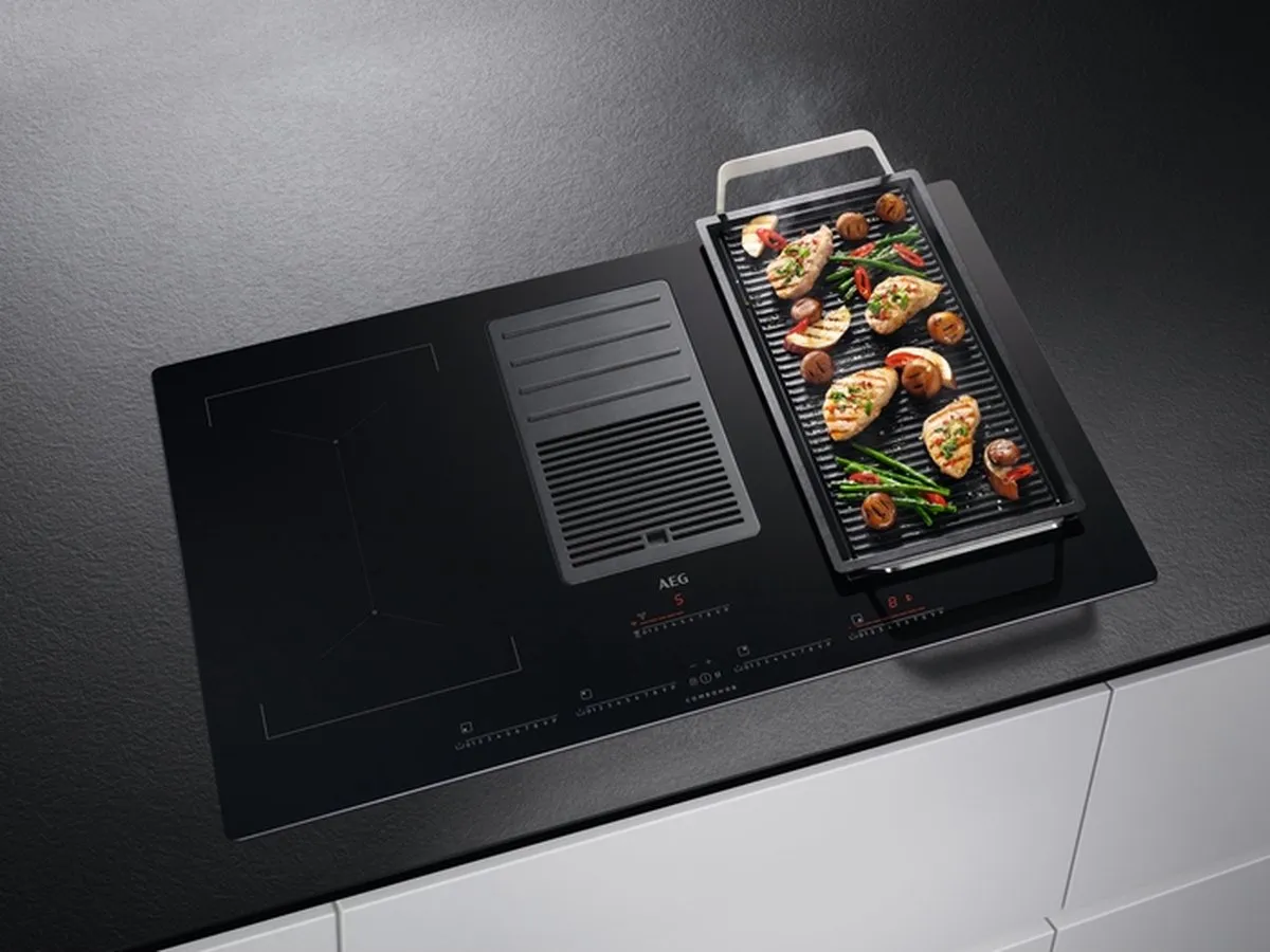 AEG IDK84453IB Inbouw Inductiekookplaat 4 Zones - Zwart