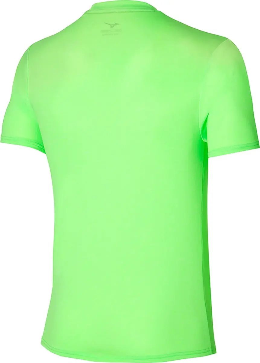 Mizuno Core Graphic Tee - Heren T-shirt - S - Groen