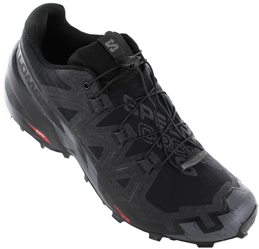 Salomon Speedcross 6 Heren Trail-Running Schoenen 48 - Zwart - afbeelding 6 van 6