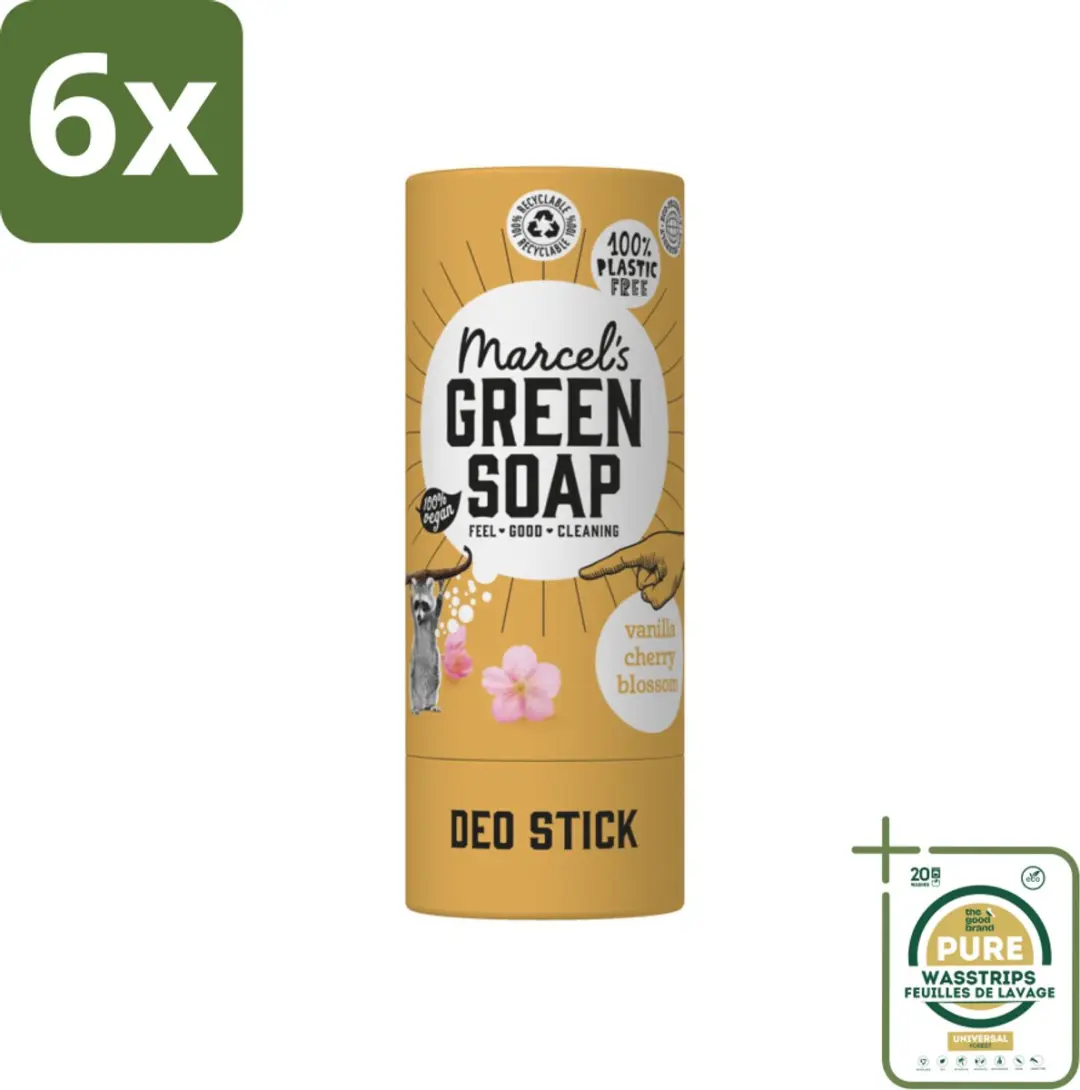 Marcel's Green Soap Deodorant Stick Vanille & Kersenbloesem