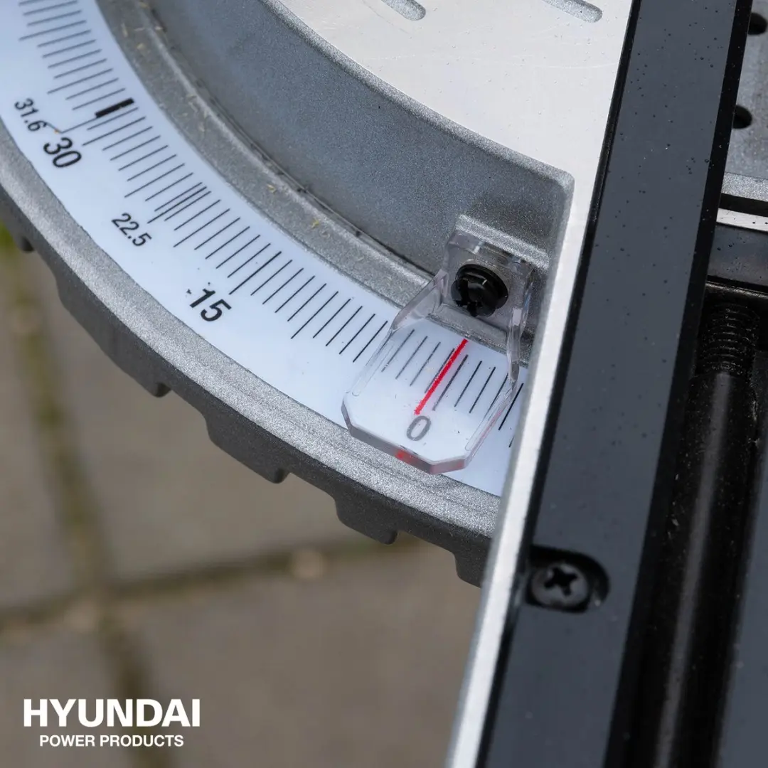 Hyundai 1500W Radiaal Afkortzaag met Laser - 210mm Zaagblad