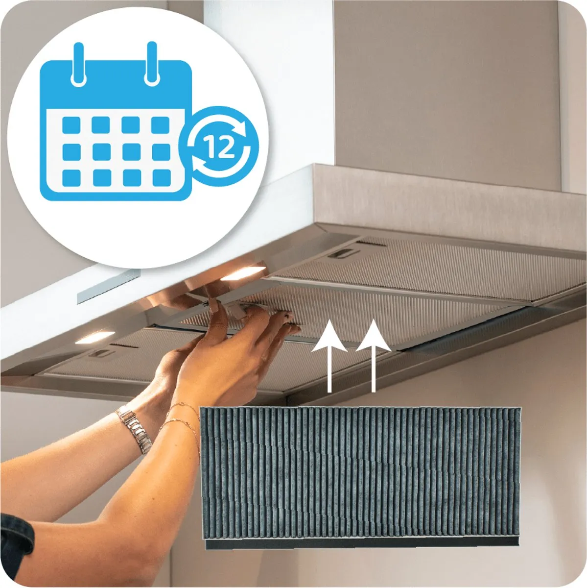 Siemens LZ12ITB14 Cleanair Koolstoffilter - Zwart