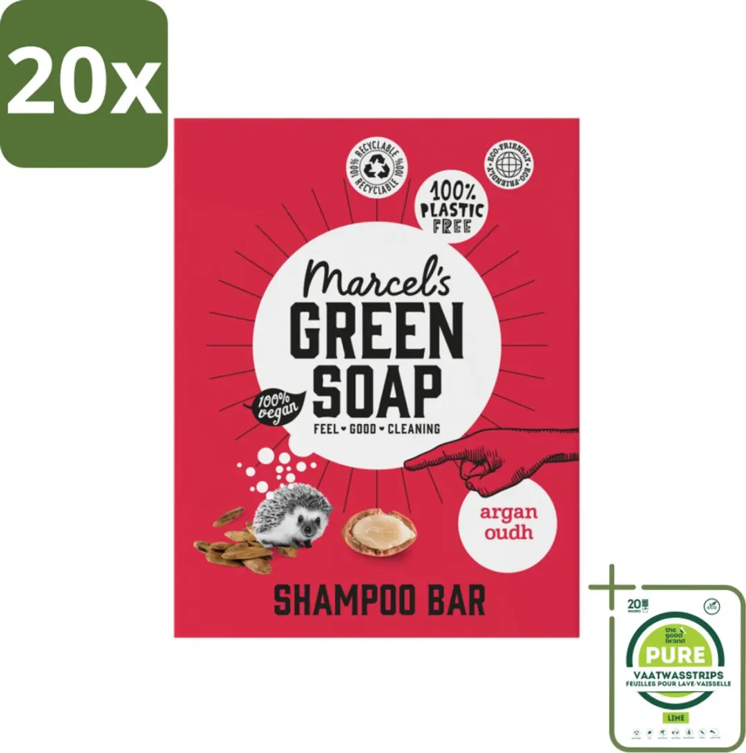 Marcel's Green Soap Shampoobar Argan & Oudh