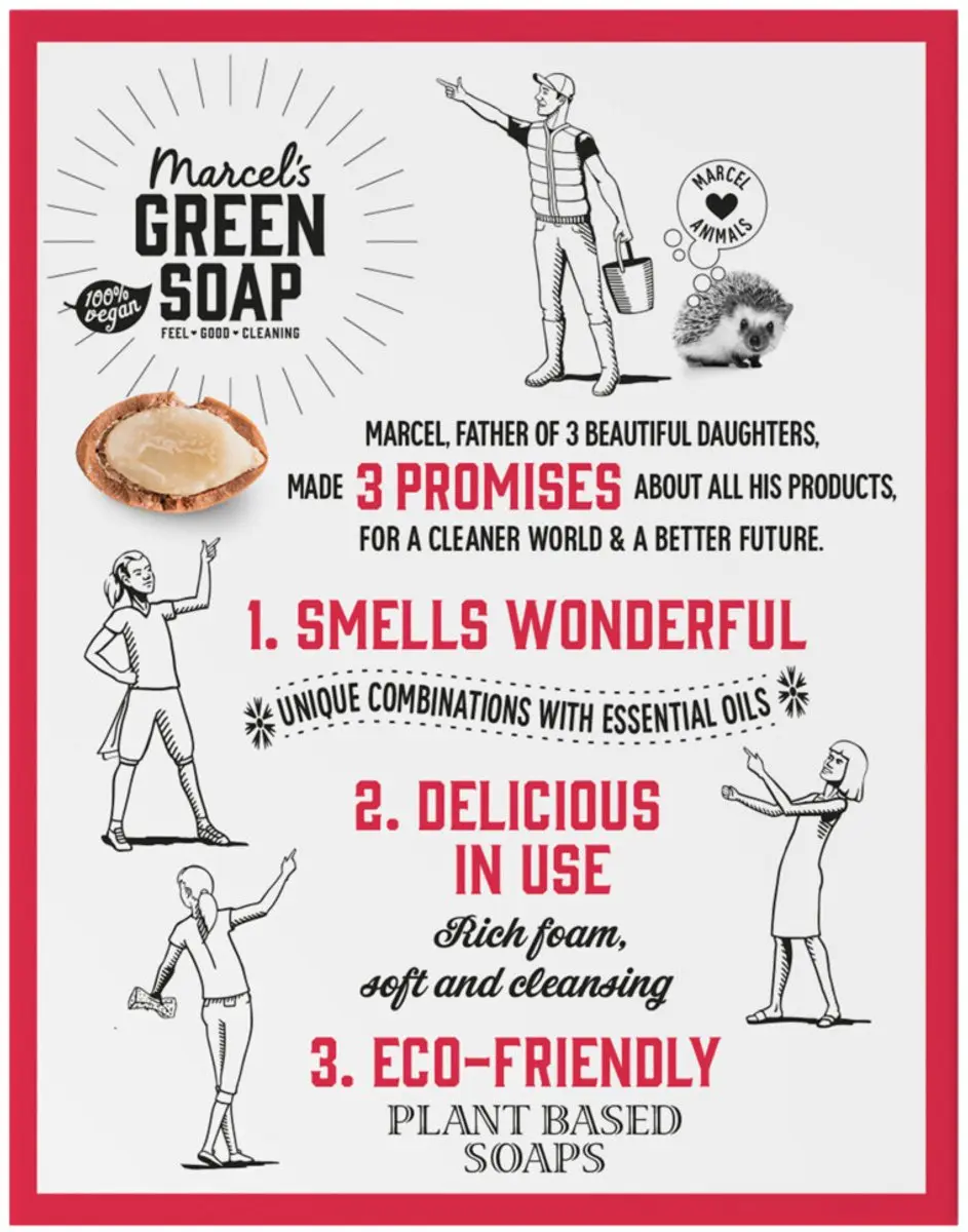 Marcel's Green Soap Shampoobar Argan & Oudh - 20 Stuks