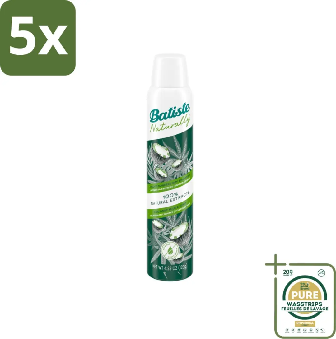Batiste Naturally Droogshampoo 1000ml